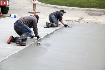 Concrete Driveway in Progress